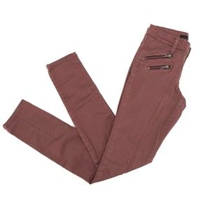 Joe's Jeans Rocker Skinny Jeans Sz 25 Vintage Red